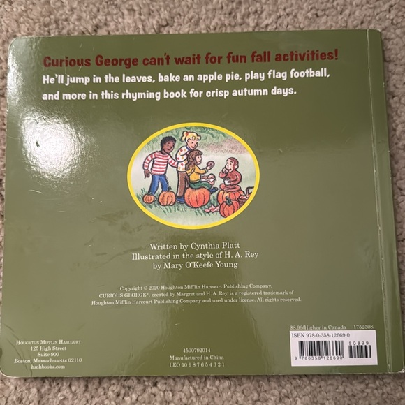 Curios George Curios about Fall - Picture 2 of 2